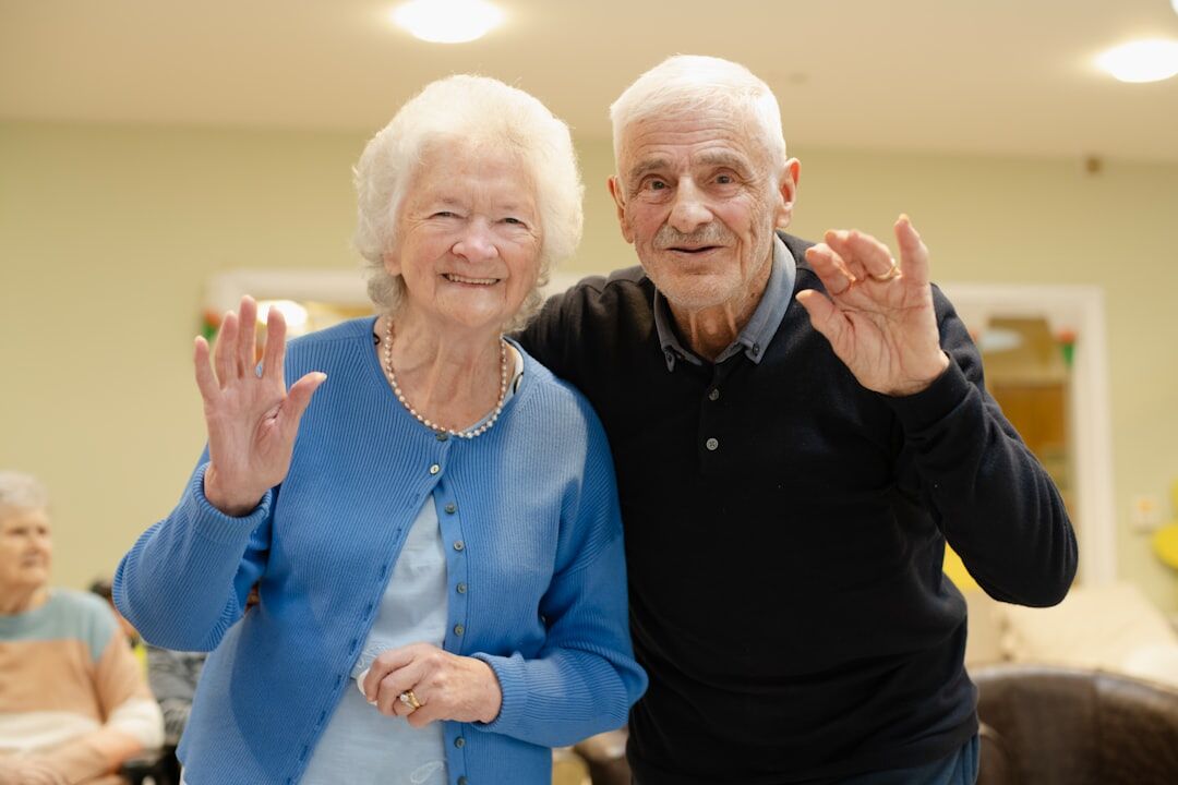 seniors doing gentle exercises