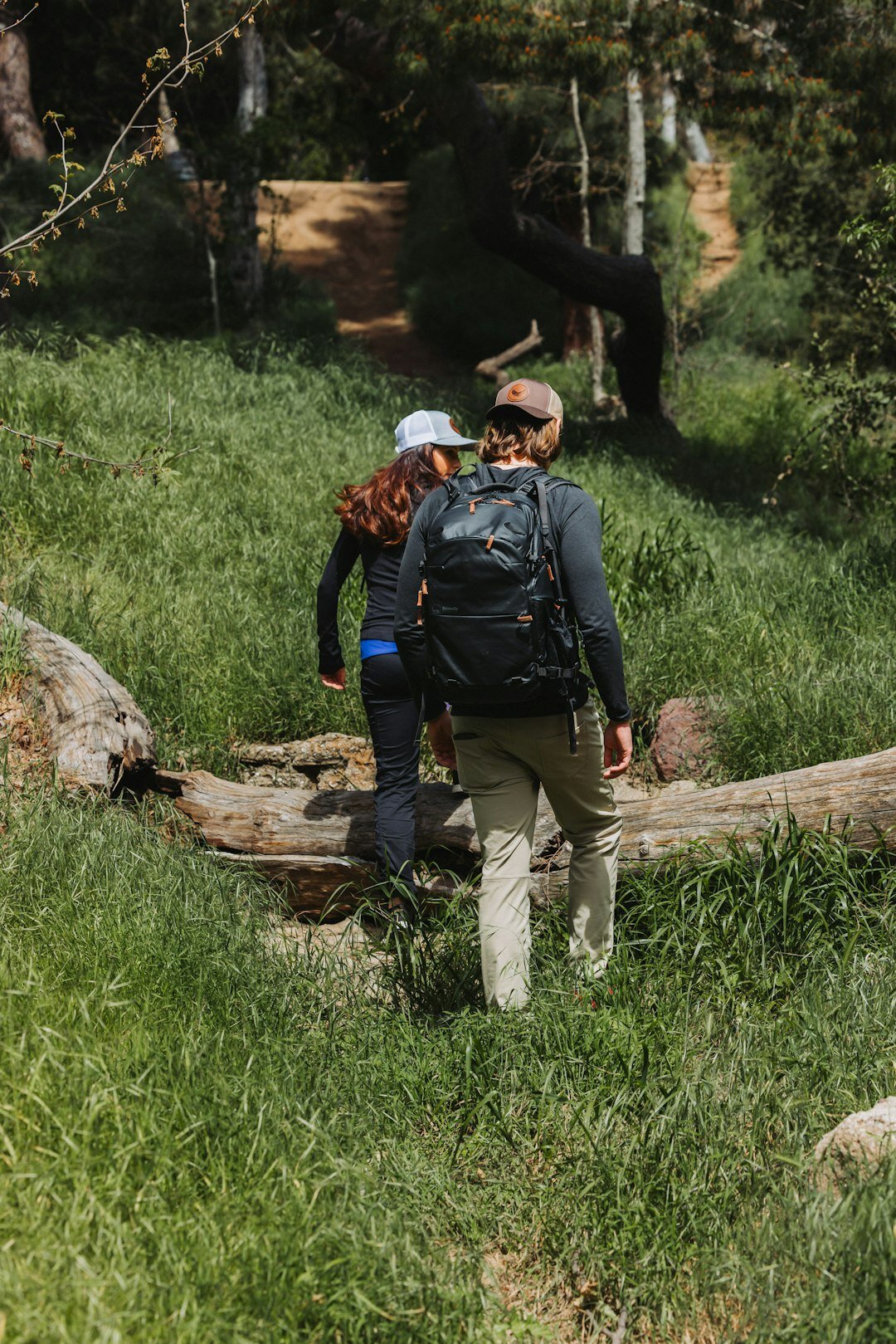 seniors hiking in nature